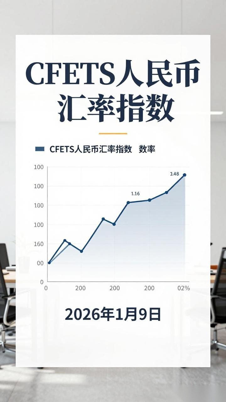 2026年1月9日CFETS人民币汇率指数为98.54