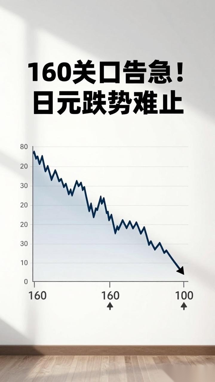 160关口告急！日元跌势难止