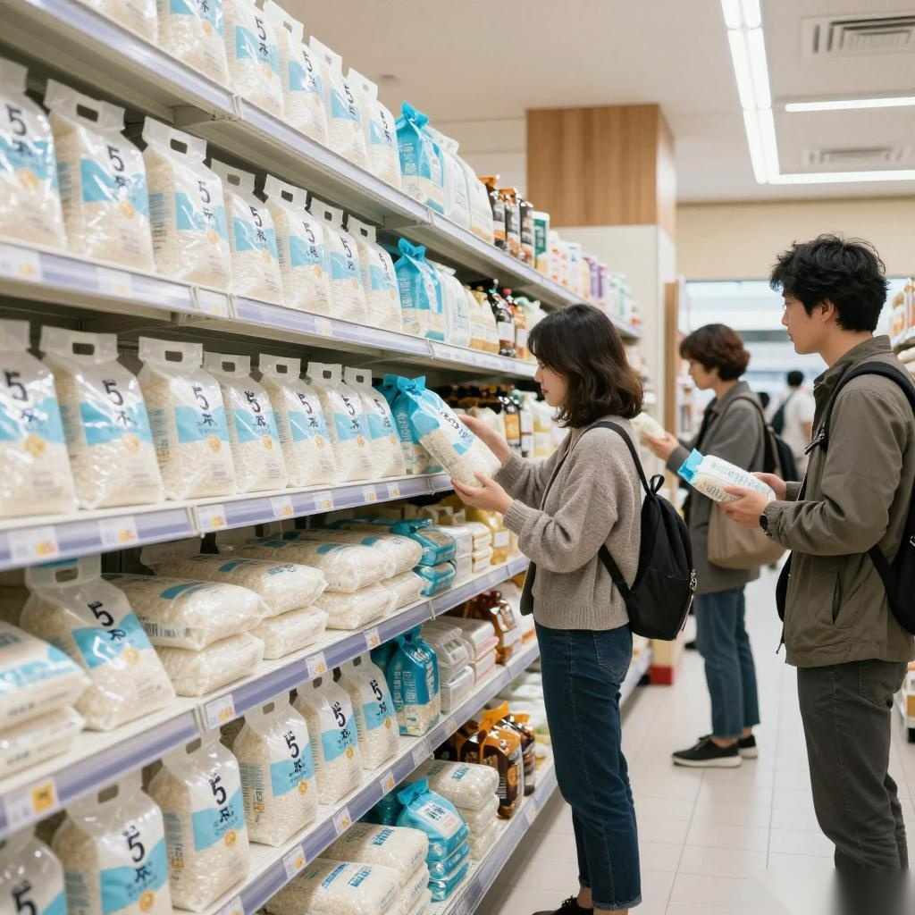 日本大米价格居高不下 市民生活负担加重