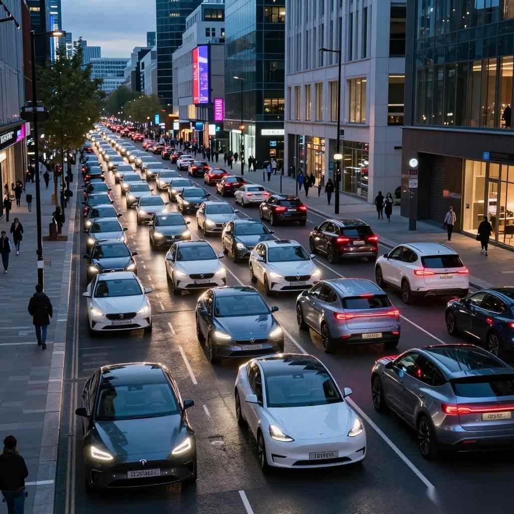 电动汽车热销助推英2025年车市回暖