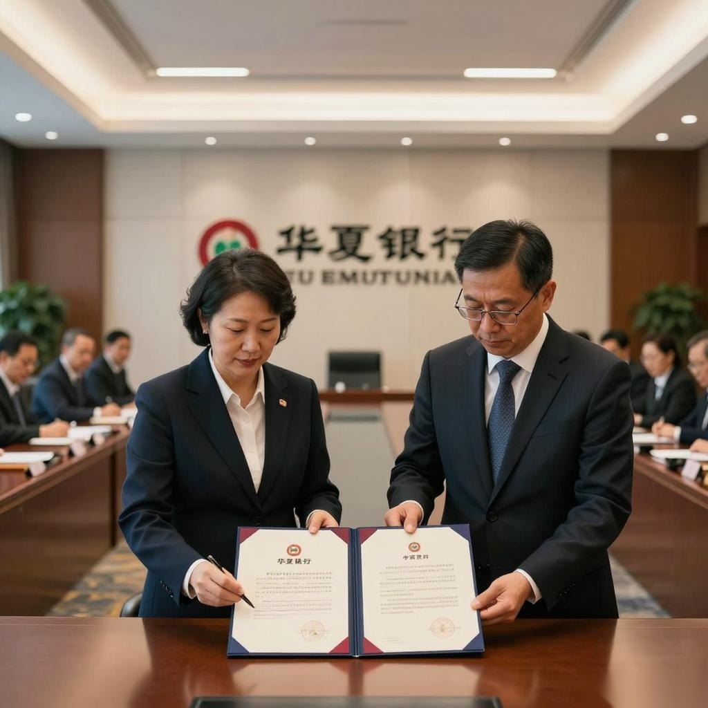 华夏银行与中荷人寿签署战略合作协议