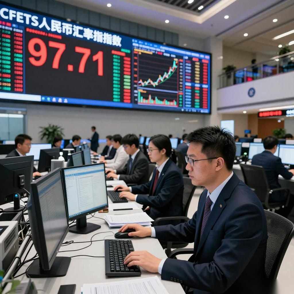 12月12日CFETS人民币汇率指数为97.71