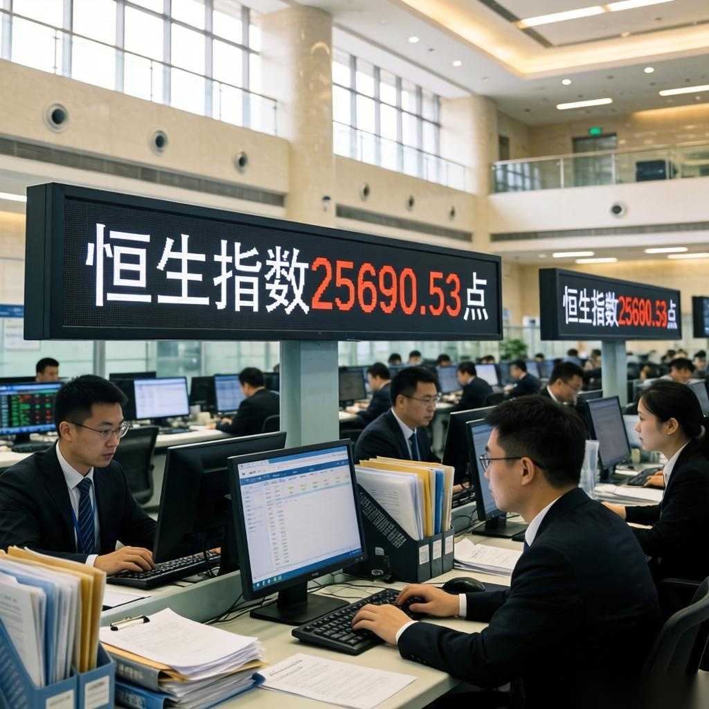 港股19日涨0.75% 收报25690.53点